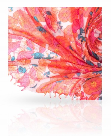 Палантин Женский W-LOTUS/RED